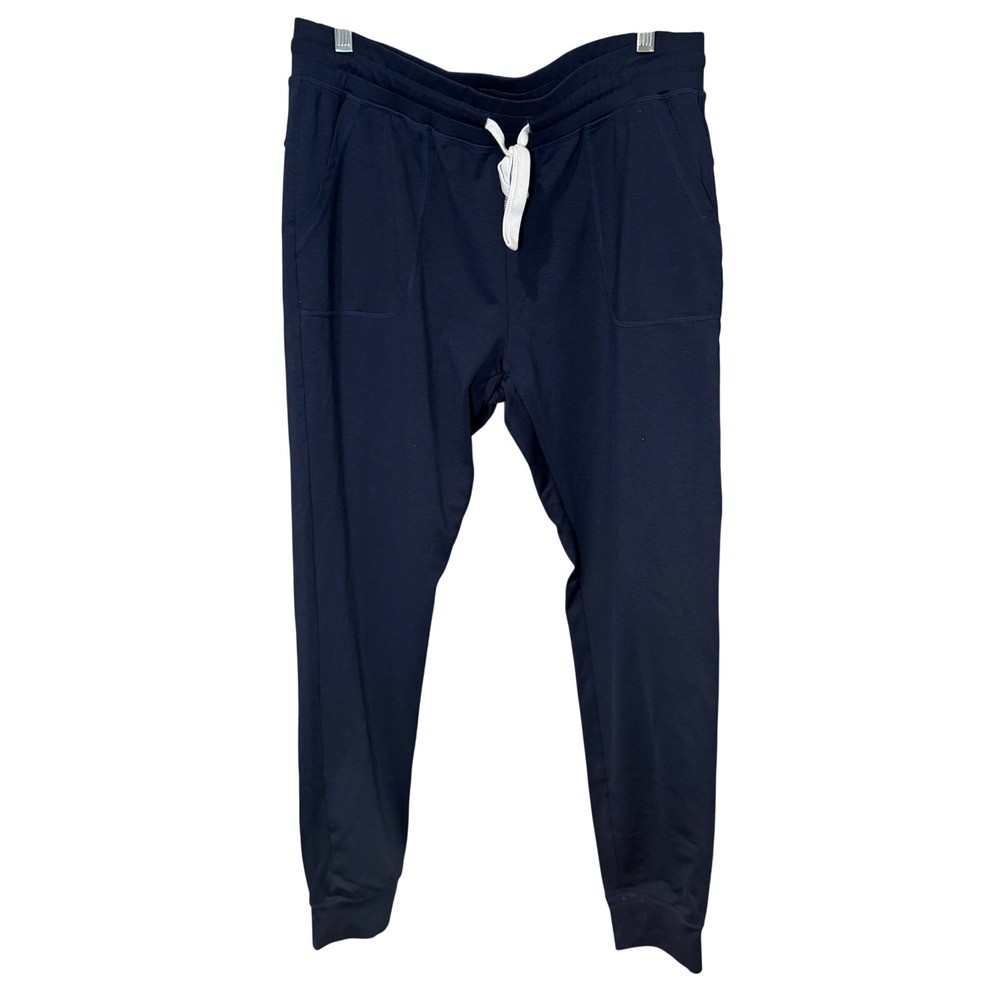 Zyia Joggers Sweatpants Drawstring Athleisure Navy Blue Size‎ XL
